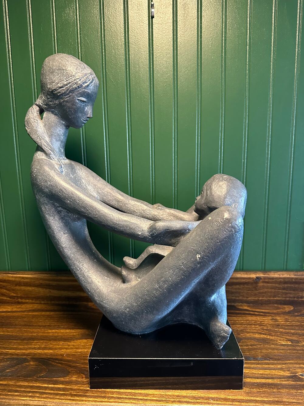 Vintage 70s Sculpture by Artist Kathy Klein by Austin Productions "Generations"
